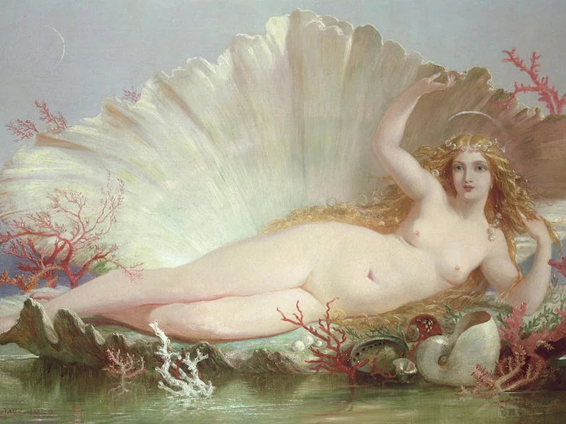 1803-Henry Courtney Selous - La nascita di Venere, 1852